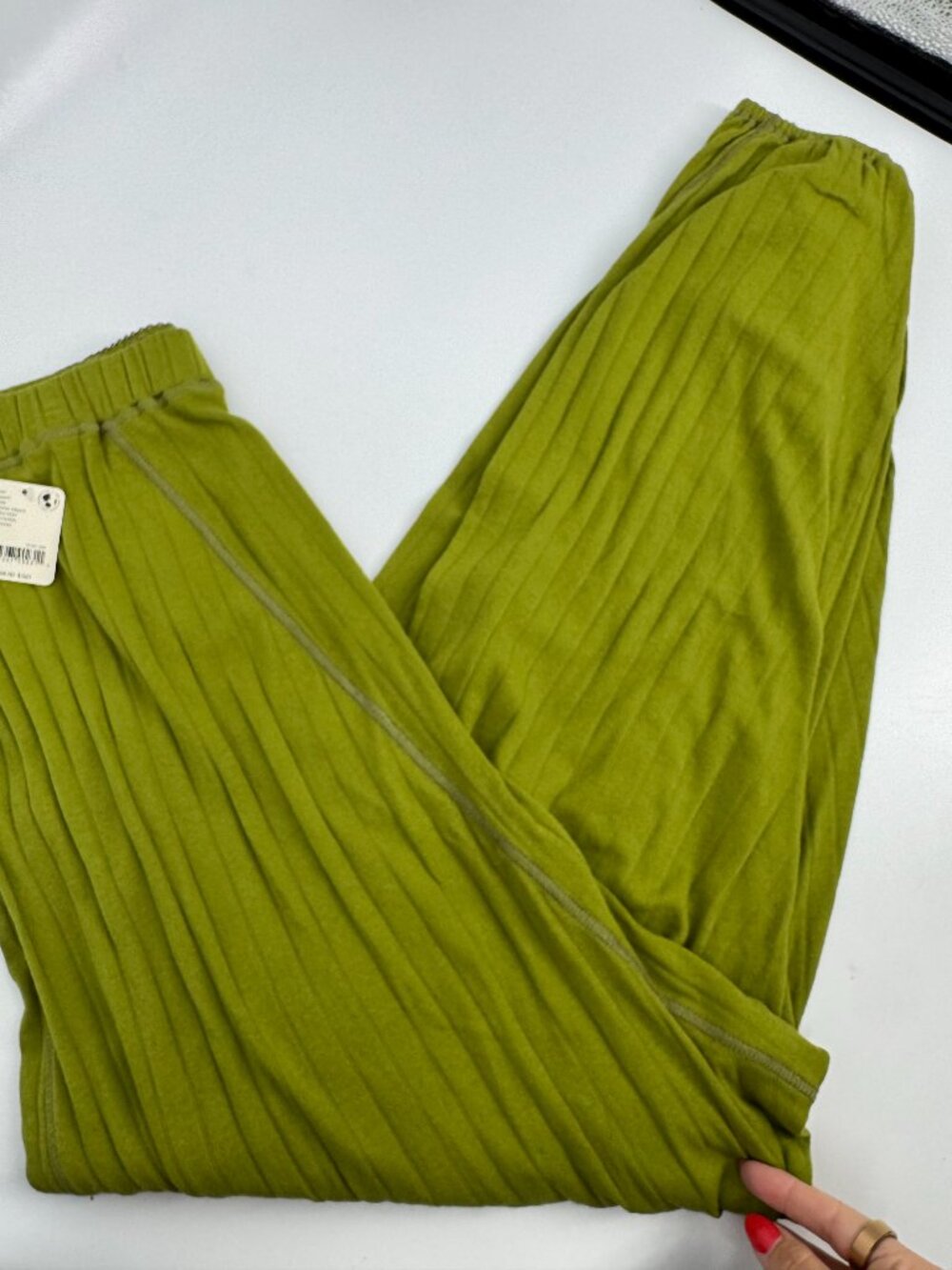 Free People Olive Green Harem Track Pants - Picture 8 of 12